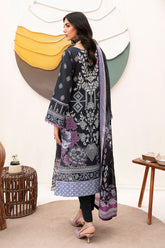 L-1102 | 3PC Unstitched Luxury Lawn Collection Mashaal By Ramsha